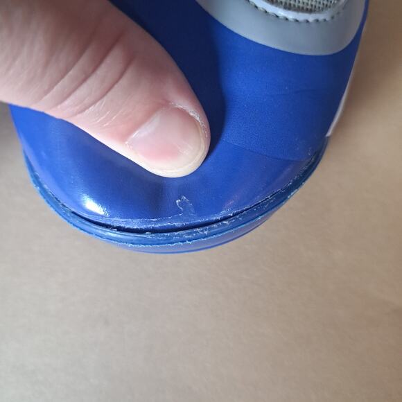 Nike Huarache Blue and Gray Baseball Cleats Men's Size 13 - Picture 6 of 9